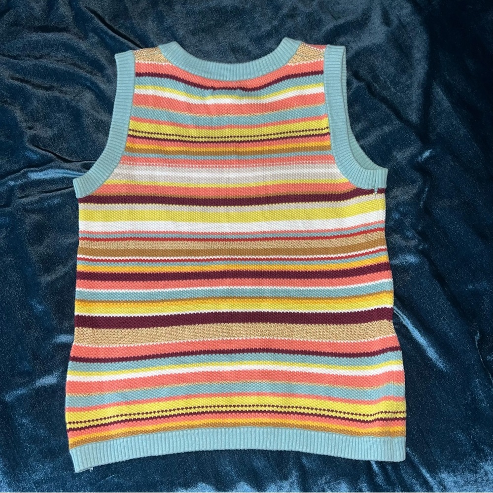 Rare Missoni for Target Colorful Striped Sleeveless Top - Size S / Kids XL - Picture 4 of 5